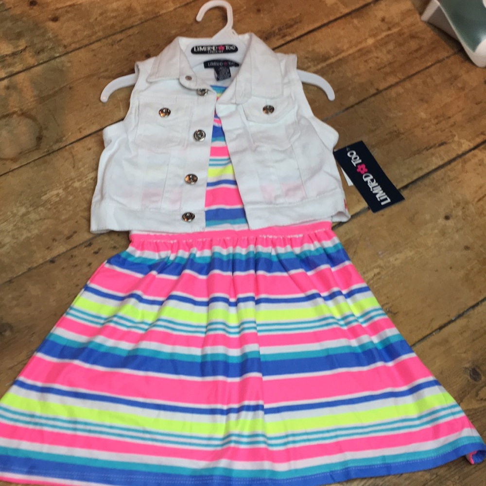 Girls 2 piece dress